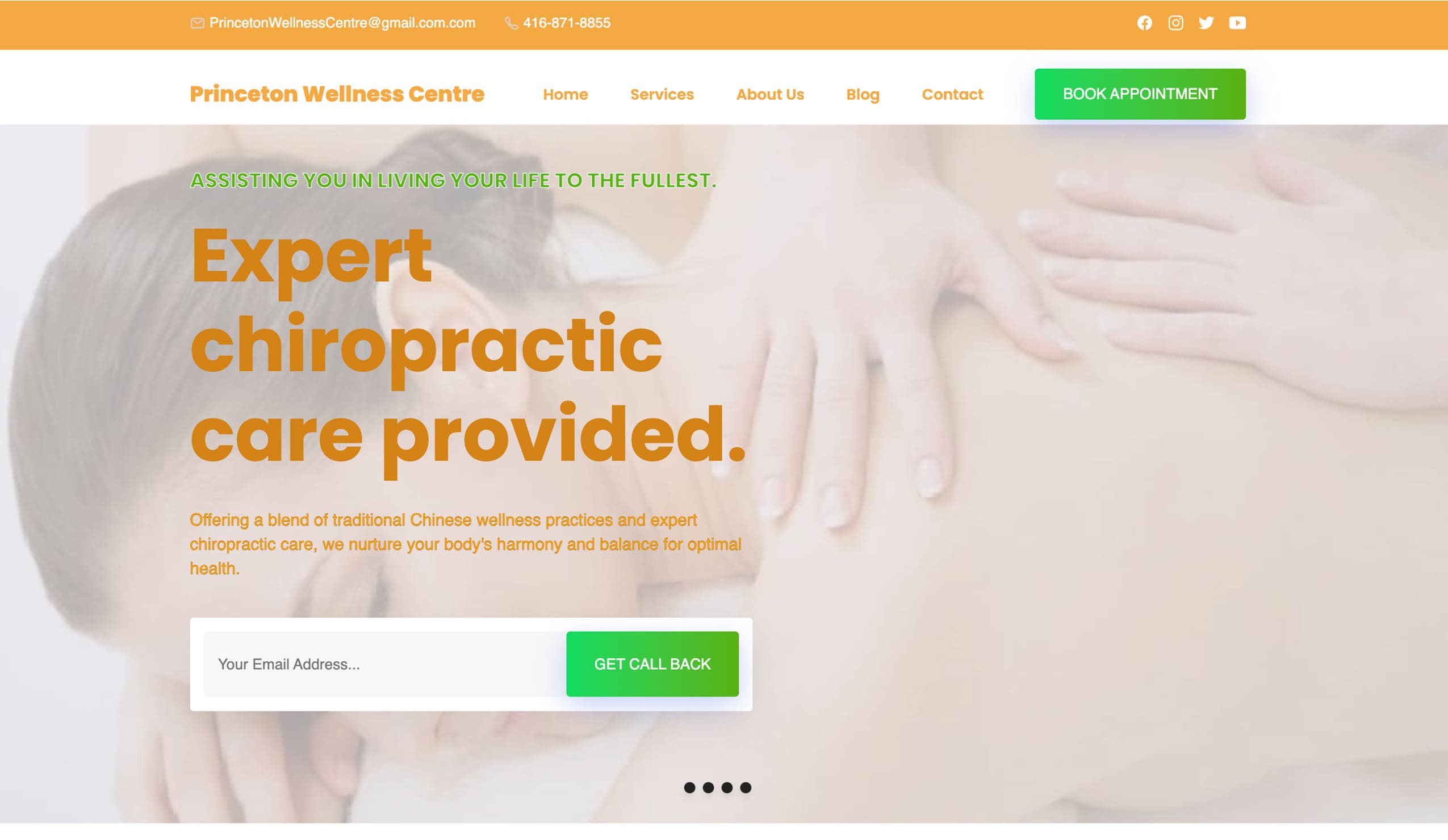 Princeton Wellness Centre - Expert Massage and Acupuncture Services Combining Traditional Chinese and Western Techniques in a Holistic Healing Approach.